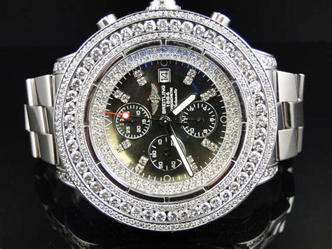 breitling mens watch with diamonds|Breitling Diamond Watches .